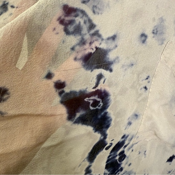 Raquel Allegra Oversized Boxy Silk Top 1 - Picture 6 of 9